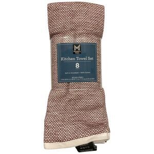 Black Crimson - Member's Mark Soft & Absorbent Leno Waffle Kitchen Towel Set, 10